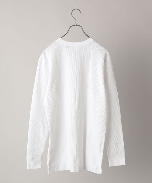 JEMORGAN（ジェーイーモーガン）の「【SHIPS別注】JEMORGAN: ワッフル ロングスリーブ Tシャツ (ロンT)（Tシャツ/カットソー・メンズ・ブラック/グレー/ホワイト/ネイビー/ライトグレー・L/M）」の11枚目の写真