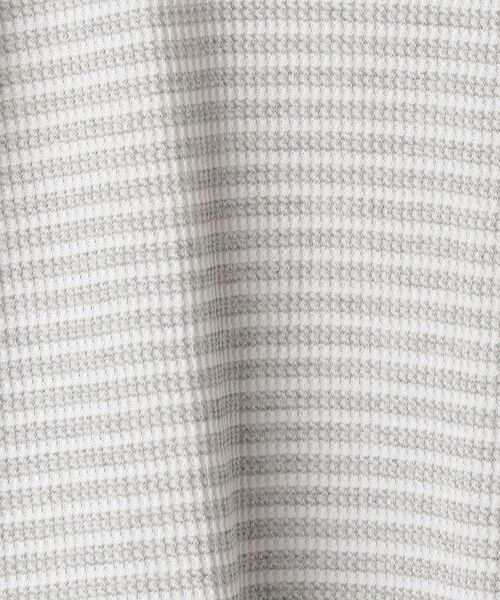 JEMORGAN（ジェーイーモーガン）の「【SHIPS別注】JEMORGAN: ワッフル ロングスリーブ Tシャツ (ロンT)（Tシャツ/カットソー・メンズ・ブラック/グレー/ホワイト/ネイビー/ライトグレー・L/M）」の16枚目の写真