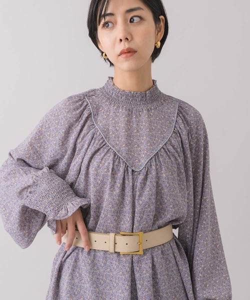KATHARINE ROSS(キャサリンロス)の「【KATHARINE ROSS】レザーライクマットゴールドバックルベルト 38mm幅 WEB限定(ベルト・レディース・ブラック/ベージュ/ブラウン・MEDIUM)」の8枚目の写真