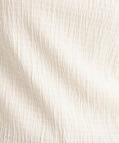 green label relaxing(グリーンレーベルリラクシング)の「ボタンデザイン シャーリング プルオーバー カットソー(Tシャツ/カットソー・レディース・ベージュ/ネイビー/オフホワイト・FREE)」の10枚目の写真