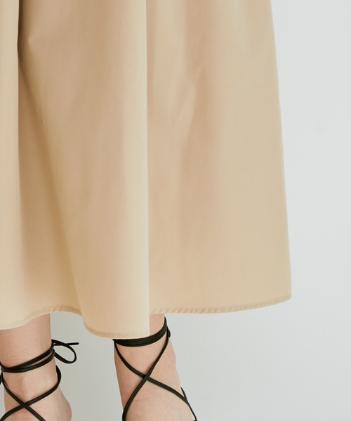 VIS(ビス)の「ビックカラー綿ライクワンピース【sustainable】(ワンピース・レディース・ブラック/ベージュ系その他・S/M)」の6枚目の写真