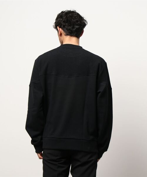 PIPING HOT FUTURE（パイピングホットフューチャー）の「WAVE LINE CREW SWEAT（スウェット・メンズ・ブラック/ライトグレー・L/XL/M）」の5枚目の写真