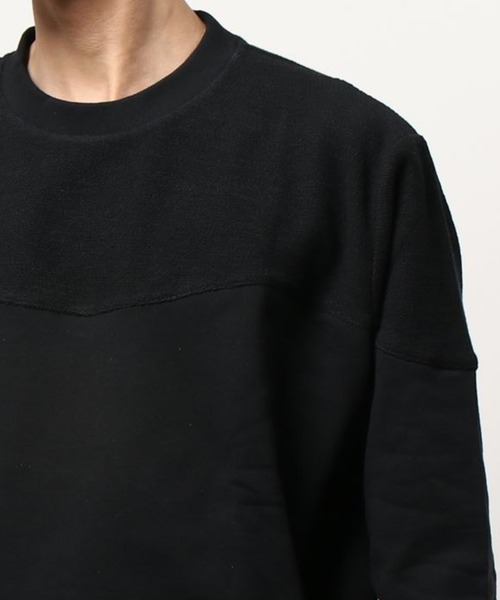 PIPING HOT FUTURE（パイピングホットフューチャー）の「WAVE LINE CREW SWEAT（スウェット・メンズ・ブラック/ライトグレー・L/XL/M）」の6枚目の写真