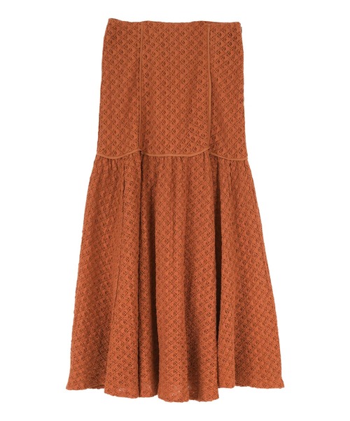 titivate（ティティベイト）の「ﾊﾟｲﾋﾟﾝｸﾞﾚｰｽﾏｰﾒｲﾄﾞｽｶｰﾄ（スカート・レディース・ブラウン系その他/ブラック/アイボリー・L/M/S）」の22枚目の写真