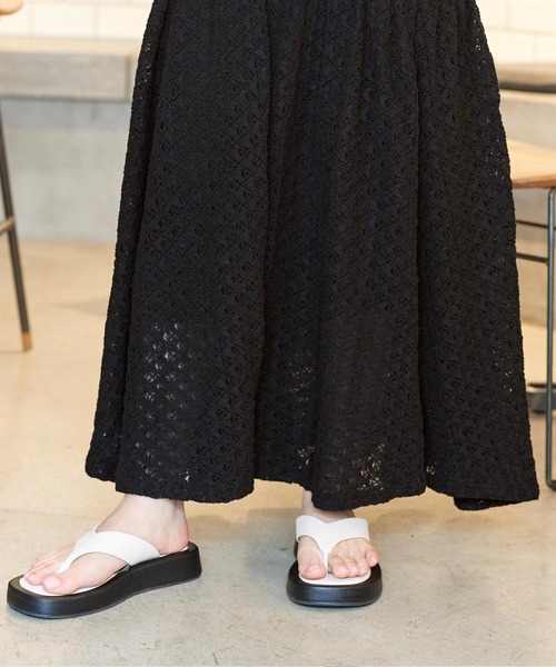 titivate（ティティベイト）の「ﾊﾟｲﾋﾟﾝｸﾞﾚｰｽﾏｰﾒｲﾄﾞｽｶｰﾄ（スカート・レディース・ブラウン系その他/ブラック/アイボリー・L/M/S）」の20枚目の写真