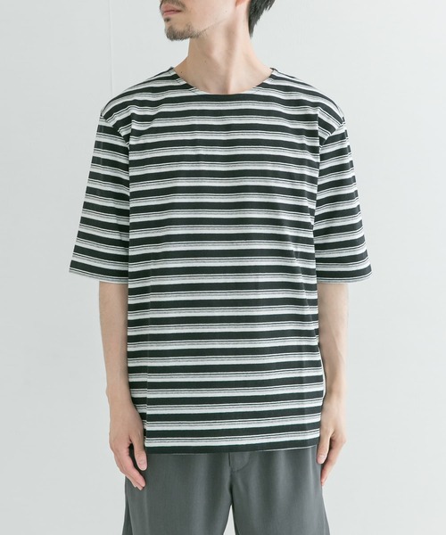 FREEMANS SPORTING CLUB（フリーマンズ スポーティング クラブ）の「『別注』FSC × Ar.T. FSCボーダーTシャツ（Tシャツ/カットソー・メンズ・グリーン/ブラック・MEDIUM/X-LARGE/LARGE）」の11枚目の写真