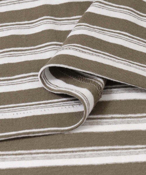 FREEMANS SPORTING CLUB（フリーマンズ スポーティング クラブ）の「『別注』FSC × Ar.T. FSCボーダーTシャツ（Tシャツ/カットソー・メンズ・グリーン/ブラック・MEDIUM/X-LARGE/LARGE）」の7枚目の写真