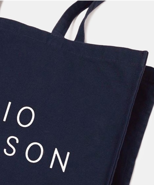 STUDIO NICHOLSON(スタジオニコルソン)の「【STUDIO NICHOLSON】 COTTON CANVAS THE LARGE TOTE(トートバッグ・メンズ・ダークネイビー・ONE SIZE)」の5枚目の写真