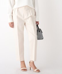 OPAQUE.CLIP | 【C】コットンストレッチツイル ウエストタブデザインパンツ(その他パンツ)