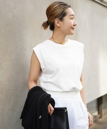 Deuxieme Classe | *Boxy ノースリーブ Tシャツ(Tシャツ/カットソー)