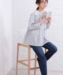 SHOO・LA・RUE | 【2点セット】ウエストギャザーブラウス+タンクトップ(その他トップス)