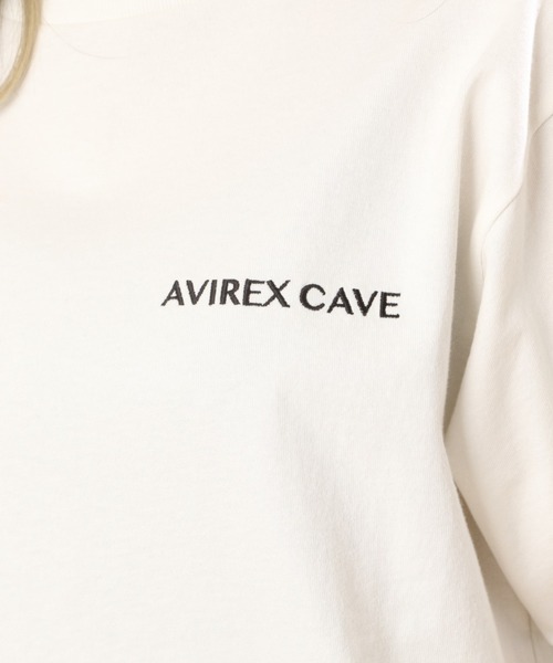 AVIREX（アヴィレックス）の「ネオンカラー ナバル Tシャツ/NEON COLOR NAVAL T-SHIRT（Tシャツ/カットソー・レディース・ブラック/ホワイト/ブラウン系その他/ダークオリーブ・MEDIUM/LARGE/XX-LARGE/X-LARGE）」の8枚目の写真