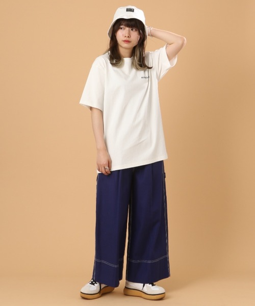 AVIREX（アヴィレックス）の「ネオンカラー ナバル Tシャツ/NEON COLOR NAVAL T-SHIRT（Tシャツ/カットソー・レディース・ブラック/ホワイト/ブラウン系その他/ダークオリーブ・MEDIUM/LARGE/XX-LARGE/X-LARGE）」の10枚目の写真