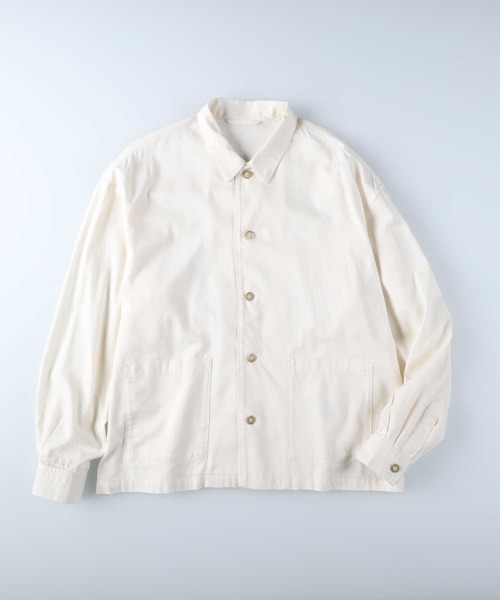 BACK NUMBER（バックナンバー）の「【接触冷感】【BACK NUMBER】「COOL」カバーオール（シャツ/ブラウス・メンズ・ダークインディゴブルー/オフホワイト・M/XL/L）」の17枚目の写真