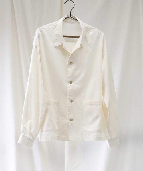 BACK NUMBER（バックナンバー）の「【接触冷感】【BACK NUMBER】「COOL」カバーオール（シャツ/ブラウス・メンズ・ダークインディゴブルー/オフホワイト・M/XL/L）」の20枚目の写真