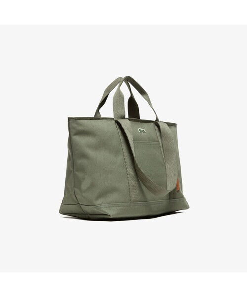 LACOSTE（ラコステ）の「キャンバストートバッグ（トートバッグ・メンズ・モスグリーン/ネイビー・FREE）」の9枚目の写真