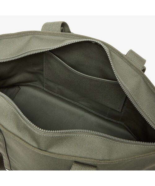 LACOSTE（ラコステ）の「キャンバストートバッグ（トートバッグ・メンズ・モスグリーン/ネイビー・FREE）」の11枚目の写真