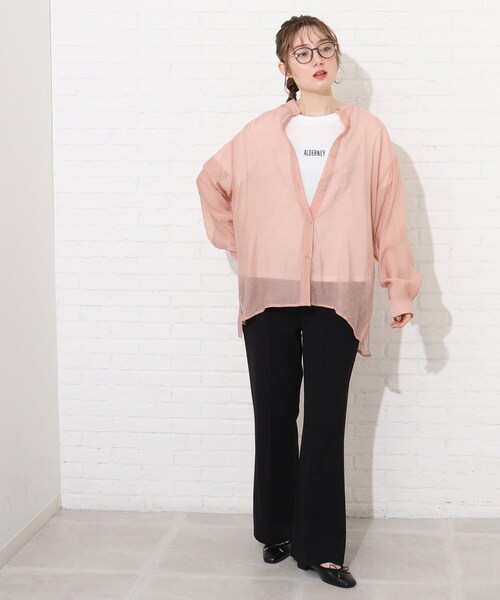 Cutie Blonde（キューティーブロンド）の「◆【S-L】センターシームカラーパンツ（その他パンツ・レディース・ブラック/カーキ/ピンク系・01/02/03）」の5枚目の写真