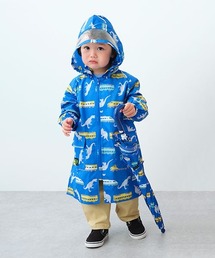 kladskap | 恐竜×電車柄レインコート(レインコート/ポンチョ)