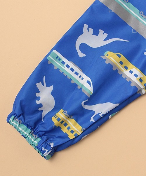 kladskap（クレードスコープ）の「恐竜×電車柄レインコート（レインコート/ポンチョ・キッズ・イエロー/ブルー・M/L）」の11枚目の写真