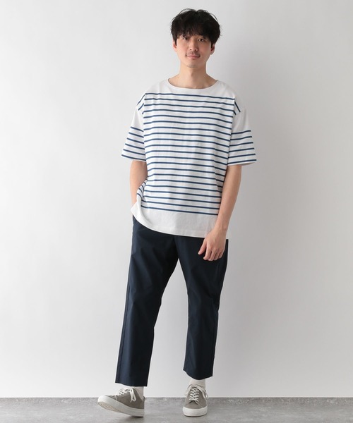 GLOBAL WORK(グローバルワーク)の「アソートボーダーBIGTee/262071(Tシャツ/カットソー・メンズ・ネイビー/その他/その他1/ミント/オレンジ・SMALL/MEDIUM/LARGE)」の13枚目の写真