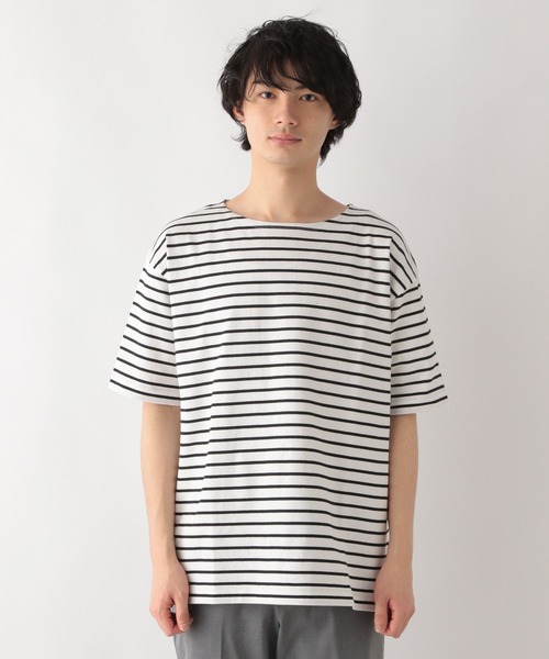 GLOBAL WORK(グローバルワーク)の「アソートボーダーBIGTee/262071(Tシャツ/カットソー・メンズ・ネイビー/その他/その他1/ミント/オレンジ・SMALL/MEDIUM/LARGE)」の15枚目の写真