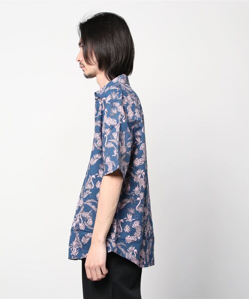 BANANA REPUBLIC FACTORY STORE（バナナリパブリック ファクトリーストア）の「BANANA REPUBLIC FACTORY STORE　　日本限定半袖リネンプリントシャツ（シャツ/ブラウス・メンズ・マルチ/ブルー系その他/グリーン/ブルー/ブルー系その他2/ブルー系その他3・M/S/XL/L）」の11枚目の写真