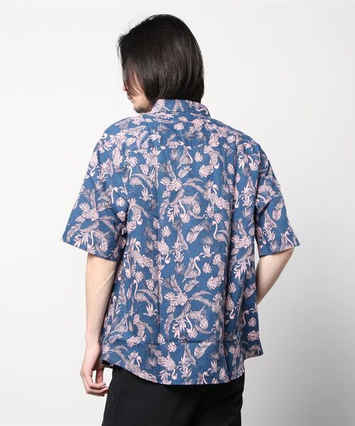 BANANA REPUBLIC FACTORY STORE（バナナリパブリック ファクトリーストア）の「BANANA REPUBLIC FACTORY STORE　　日本限定半袖リネンプリントシャツ（シャツ/ブラウス・メンズ・マルチ/ブルー系その他/グリーン/ブルー/ブルー系その他2/ブルー系その他3・M/S/XL/L）」の12枚目の写真