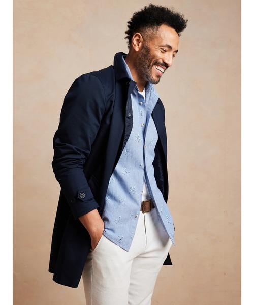 BANANA REPUBLIC FACTORY STORE（バナナリパブリック ファクトリーストア）の「BANANA REPUBLIC FACTORY STORE　　日本限定半袖リネンプリントシャツ（シャツ/ブラウス・メンズ・マルチ/ブルー系その他/グリーン/ブルー/ブルー系その他2/ブルー系その他3・M/S/XL/L）」の5枚目の写真