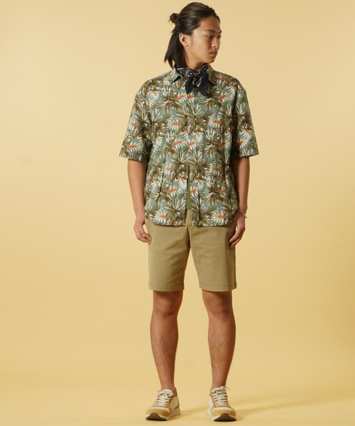 BANANA REPUBLIC FACTORY STORE（バナナリパブリック ファクトリーストア）の「BANANA REPUBLIC FACTORY STORE　　日本限定半袖リネンプリントシャツ（シャツ/ブラウス・メンズ・マルチ/ブルー系その他/グリーン/ブルー/ブルー系その他2/ブルー系その他3・M/S/XL/L）」の14枚目の写真