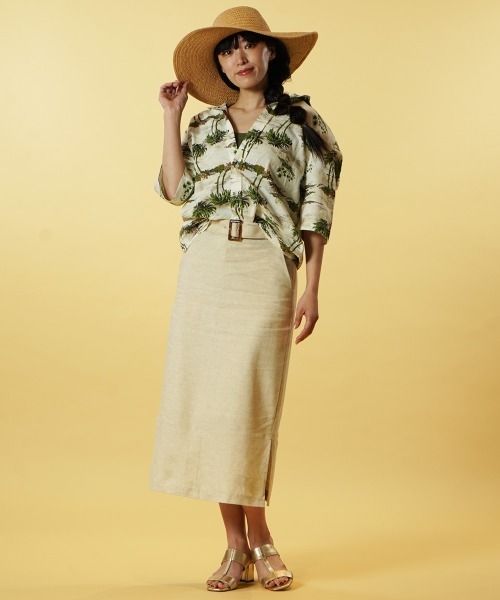 BANANA REPUBLIC FACTORY STORE（バナナリパブリック ファクトリーストア）の「BANANA REPUBLIC FACTORY STORE　　日本限定半袖リネンプリントシャツ（シャツ/ブラウス・メンズ・マルチ/ブルー系その他/グリーン/ブルー/ブルー系その他2/ブルー系その他3・M/S/XL/L）」の16枚目の写真