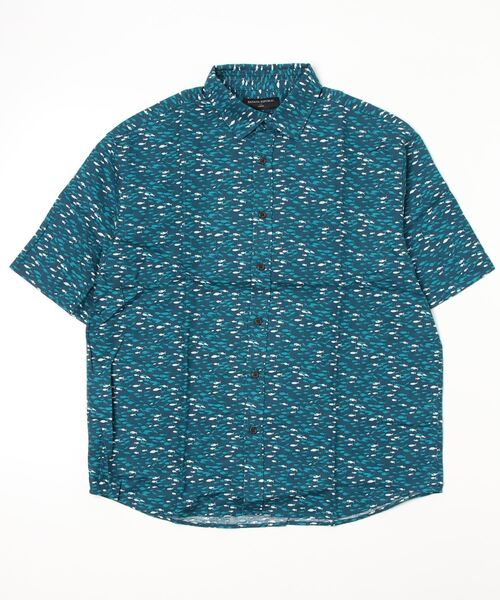 BANANA REPUBLIC FACTORY STORE（バナナリパブリック ファクトリーストア）の「BANANA REPUBLIC FACTORY STORE　　日本限定半袖リネンプリントシャツ（シャツ/ブラウス・メンズ・マルチ/ブルー系その他/グリーン/ブルー/ブルー系その他2/ブルー系その他3・M/S/XL/L）」の22枚目の写真