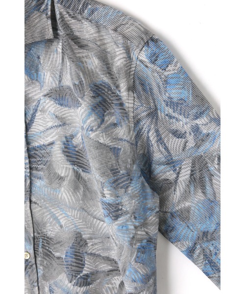 HIGH STREET(ハイストリート)の「HIGH STREET∴TAIANAフラワージャガードシャツ(シャツ/ブラウス・メンズ・ブルー/カーキ・S/L/M)」の11枚目の写真
