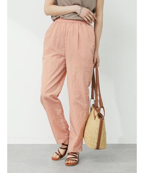 Green　Parks（グリーンパークス）の「シャカシャカゆるパンツ（その他パンツ・レディース・ブラック/グリーン/サーモンピンク・FREE）」の19枚目の写真