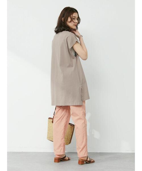 Green　Parks（グリーンパークス）の「シャカシャカゆるパンツ（その他パンツ・レディース・ブラック/グリーン/サーモンピンク・FREE）」の12枚目の写真