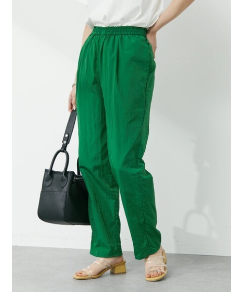 Green　Parks（グリーンパークス）の「シャカシャカゆるパンツ（その他パンツ・レディース・ブラック/グリーン/サーモンピンク・FREE）」の3枚目の写真