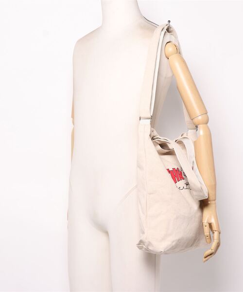 THRASHER（スラッシャー）の「THRASHER/スラッシャー Tote Shoulder M トートバック エコバック ショルダーバック ロゴ入り 2way マークゴンザレス（ショルダーバッグ・メンズ・ホワイト系その他/ホワイト系その他2/ホワイト系その他3/ホワイト系その他4/ブラック系その他2/ブラック系その他/ホワイト系5/ブラック系その他3/ホワイト系その他6/ブラック系その他4/ブラック系その他5・FREE）」の18枚目の写真