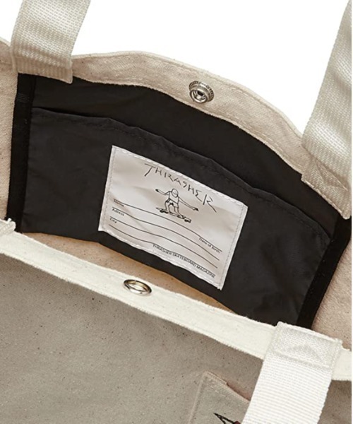 THRASHER（スラッシャー）の「THRASHER/スラッシャー Tote Shoulder M トートバック エコバック ショルダーバック ロゴ入り 2way マークゴンザレス（ショルダーバッグ・メンズ・ホワイト系その他/ホワイト系その他2/ホワイト系その他3/ホワイト系その他4/ブラック系その他2/ブラック系その他/ホワイト系5/ブラック系その他3/ホワイト系その他6/ブラック系その他4/ブラック系その他5・FREE）」の22枚目の写真