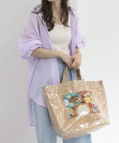 FRUIT OF THE LOOM(フルーツオブザルーム)の「【FRUIT OF THE LOOM/フルーツオブザルーム】FTL×ANM PVCクリアトートバッグ(トートバッグ・レディース・グリーン/イエロー系その他3/グリーン系その他3/ブラック系その他3・FREE)」の19枚目の写真