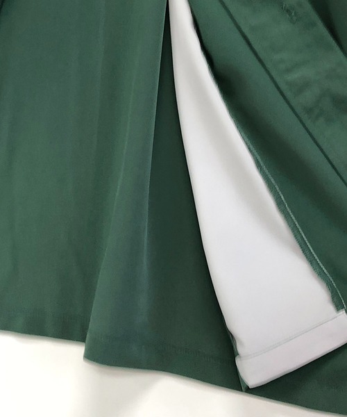 Beno(ビーノ)の「パネルスウィッチ オープンカラーオーバードレープシャツ(シャツ/ブラウス・メンズ・ブラック/ライトグレー/チャコールグレー/グリーン/サックスブルー/スモークピンク・M/L)」の20枚目の写真