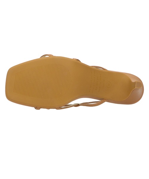 スクエアトゥトングヒールサンダル/21239（サンダル）｜ORiental TRaffic（オリエンタルトラフィック）