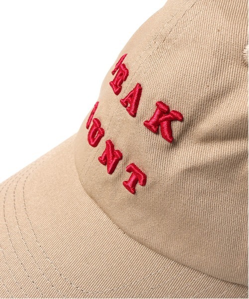 NANGA(ナンガ)の「COTTON TWILL PEAK HUNT EMBROIDERY CAP/コットンツイル ピークハント エンブロイダリーキャップ(キャップ・メンズ・ブラック/ベージュ/ネイビー/ミント・FREE)」の9枚目の写真