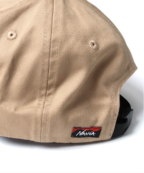 NANGA(ナンガ)の「COTTON TWILL PEAK HUNT EMBROIDERY CAP/コットンツイル ピークハント エンブロイダリーキャップ(キャップ・メンズ・ブラック/ベージュ/ネイビー/ミント・FREE)」の10枚目の写真