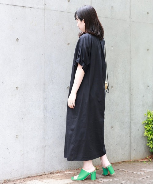 JOURNAL STANDARD L'ESSAGE｜リネンタックスリーブワンピース
