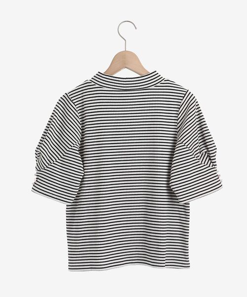 MAJESTIC LEGON(マジェスティックレゴン)の「タックスリーブリブトップス(Tシャツ/カットソー・レディース・ブラック/グリーン/アイボリー/ブラック系その他・MEDIUM)」の15枚目の写真