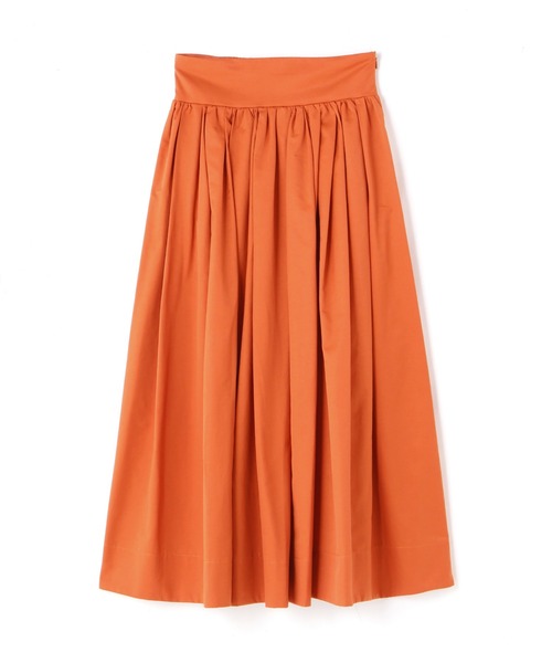 N.(N. Natural Beauty Basic)(エヌエヌナチュラルビューティーベーシック)の「ブライトタフタボリュームスカート(スカート・レディース・ブラック/オレンジ・MEDIUM)」の22枚目の写真