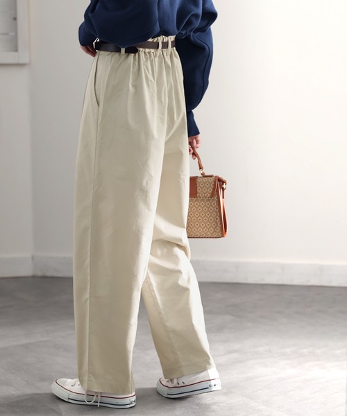 classicalelf(クラシカルエルフ)の「だぼっとが可愛い。ルーズテーパードタックワイドパンツ(その他パンツ・レディース・チャコールグレー/ブラック/カーキブラウン/ホワイト系その他・SMALL/MEDIUM/LARGE/X-LARGE)」の11枚目の写真
