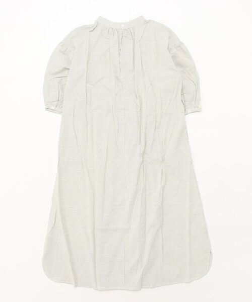 apartment department（アパートメントデパートメント）の「レースヨーク切替 ストライプワンピース（ワンピース・レディース・グリーン/ブルー・M）」の8枚目の写真