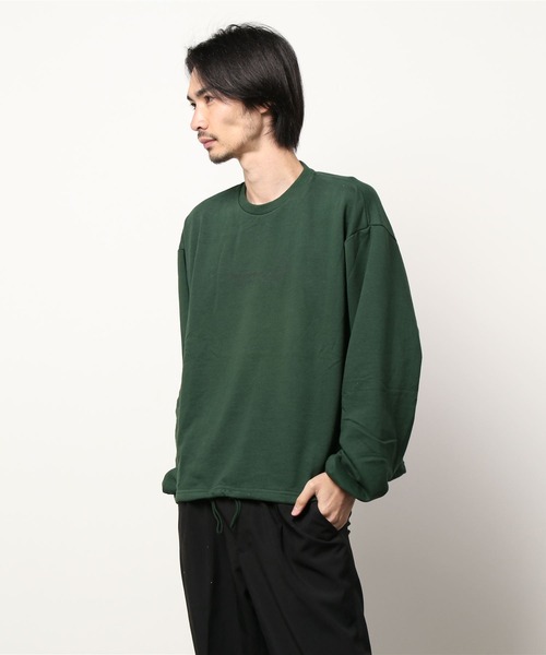 Ritzy(リッツィー)の「裏毛イラストバックプリントクルー トレーナー(MELANCHOLY) レディース メンズ(スウェット・メンズ・ホワイト/グリーン/チャコール・MEDIUM/LARGE)」の13枚目の写真