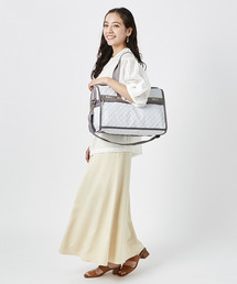 LeSportsac（レスポートサック）の「DELUXE MED WEEKENDER ホワイト